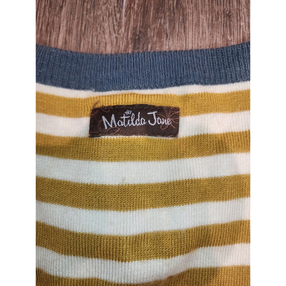 Matilda Jane Paint by Numbers Girls Striped Cardigan Paint Brush Heart Size 6 - Picture 7 of 7